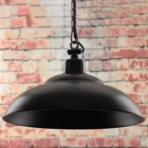 Image of Greenhall Lighting Red Deer Traditional Rustic Iron Hanging Ceiling Light - Green