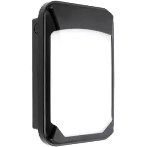 Image of Outdoor IP65 Commercial Bulkhead Wall Light - Cool White LED - Microwave Sensor