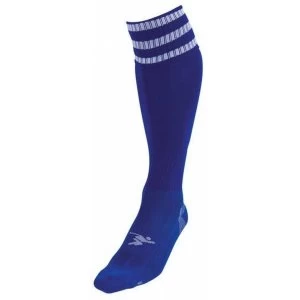 Image of PT 3 Stripe Pro Football Socks Boys Royal/White