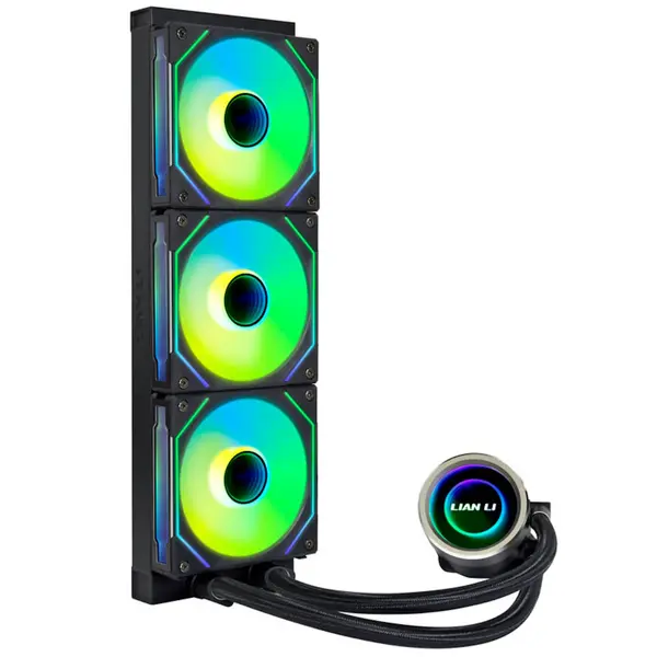 image of Lian Li Galahad II Trinity SL AIO 360mm ARGB CPU Water Cooler - Black