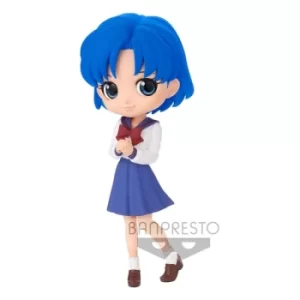 image of Sailor Moon Eternal The Movie Q Posket Mini Figure Ami Mizuno Ver. A 14 cm