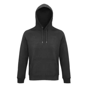 image of SOLS Unisex Adult Stellar Organic Hoodie (3XL) (Charcoal Marl)