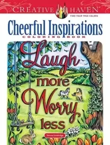 image of Creative Haven Cheerful Inspirations Coloring Book