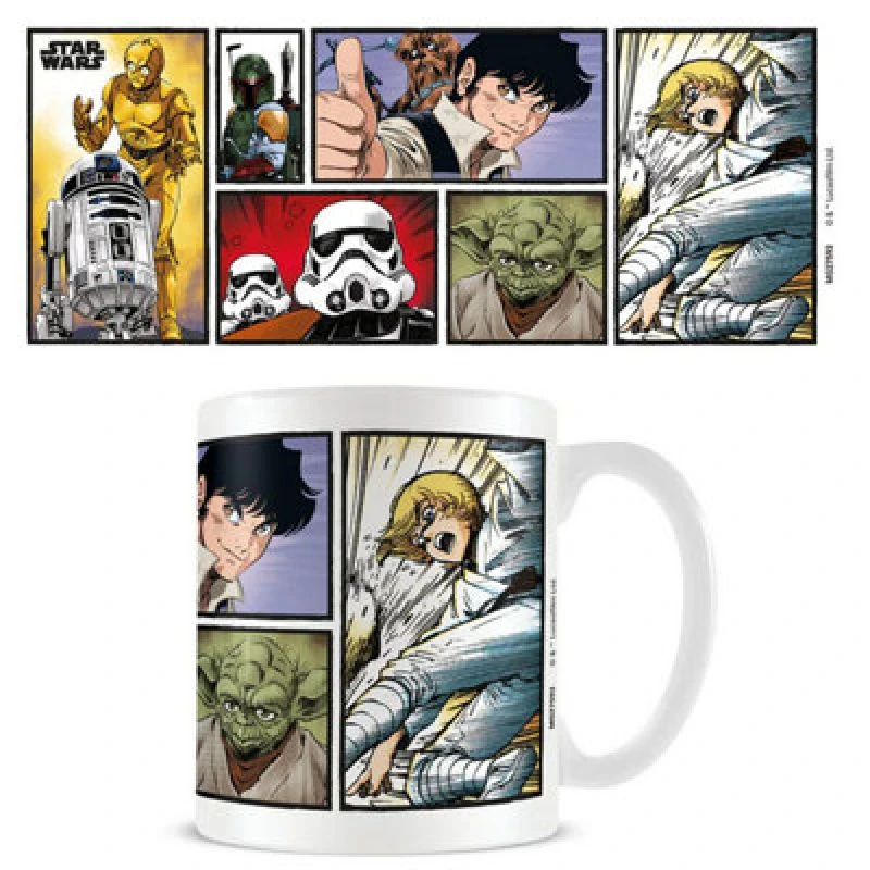Image of Star Wars Manga Madness Mug White unisex