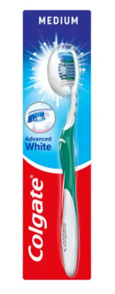 image of Colgate Advanced White Medium Toothbrush