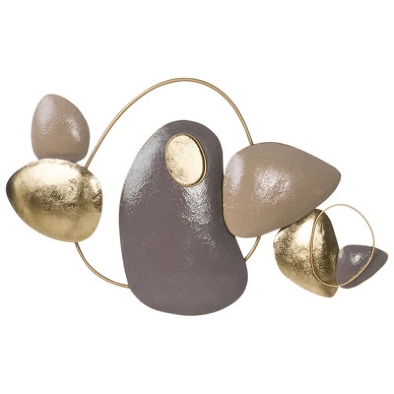 Image of Beliani Wall Decor Clane Metal 46cm Gold
