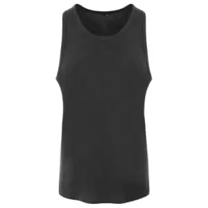 Image of AWDis Just Ts Mens Tri-Blend Vest (XXL) (Heather Black)