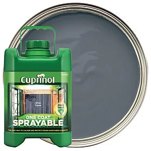 Image of Cuprinol One Coat Sprayable - Silver Copse 5L