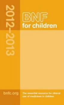Image of Bnf for Children 2012-2013 Paperback