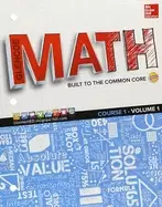 Image of glencoe math course 1 student edition volume 1