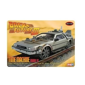 Image of Back to the Future III Final Act Time Machine Snap Fit Model Kit