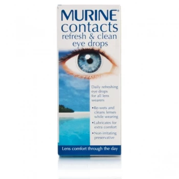 Image of Murine Contacts Refresh and Clean Eye Drops