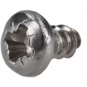 image of R-tech - 337125 Pozi Pan Head Self-Tapping A2 S/St Screws No. 6 6.5mm - Pk 100