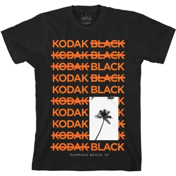 Image of Kodak Black - Palm Unisex Large T-Shirt - Black