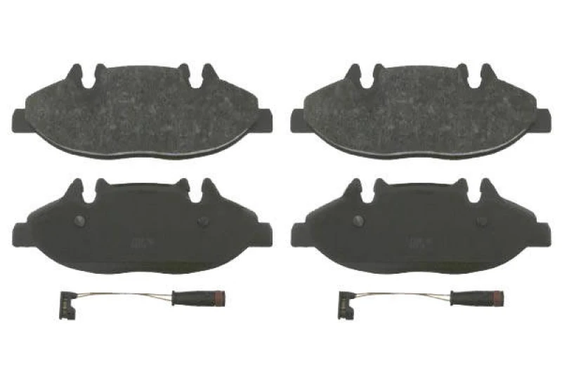 Image of SWAG 10 91 6487 Brake pad set Front Axle, incl. wear warning contact Brake Pad Set,disc brake (402)