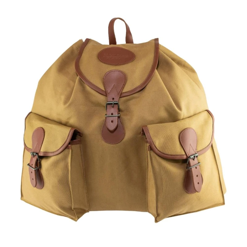 Image of Jack Pyke Mens Roe Leather Strap Backpack in Fawn Fawn Male