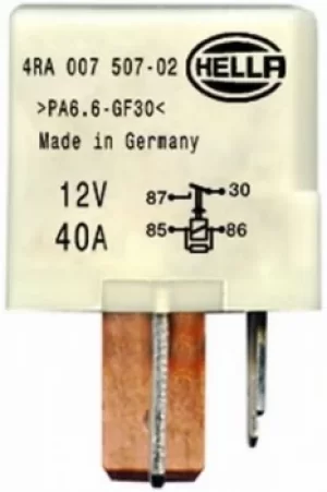 Image of Flasher Unit Relay 4RA007507-021 by Hella