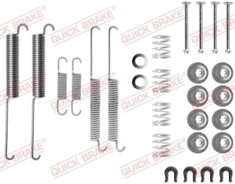 Image of QUICK BRAKE Brake shoe fitting kit QUICK BRAKE 105-0787