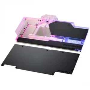Image of Phanteks Glacier G30 RTX 3080/3090 GPU Full Water Block Asus Strix DRGB W/ Back Plate Black