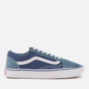 Image of Vans ComfyCush Suede/Textile Old Skool Trainers - Blue Mirage /Blue Print - UK 10