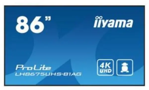 image of iiyama 86" LH8675UHS-B1AG 4K Ultra HD IPS LCD Monitor