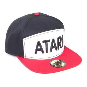 Image of Atari - Retro Logo Colour Block Unisex Snapback Baseball Cap - Multi-Colour