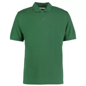 Image of Kustom Kit Mens Regular Fit Workforce Pique Polo Shirt (4XL) (Bottle Green)
