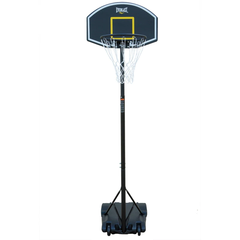 Image of Everlast Adjustable Outdoor Basketball Hoop System - Black One Size
