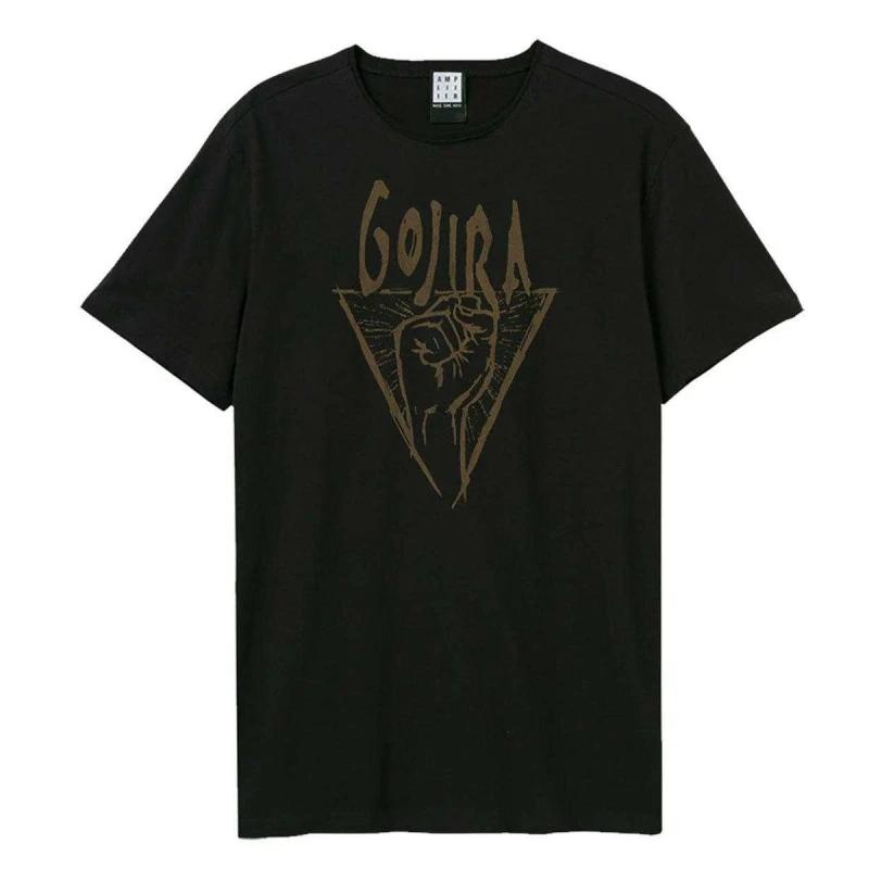 Image of Amplified Amplified Men Power Glove Gojira T-Shirt in Black Size: X-Small Black XS Male 5063852064564