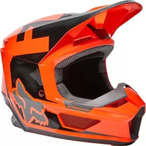 Image of FOX V1 Dier Youth Motocross Helmet, orange, Size L, orange, Size L