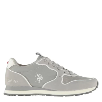 image of US Polo Assn Hayley Runner Trainers - Grey