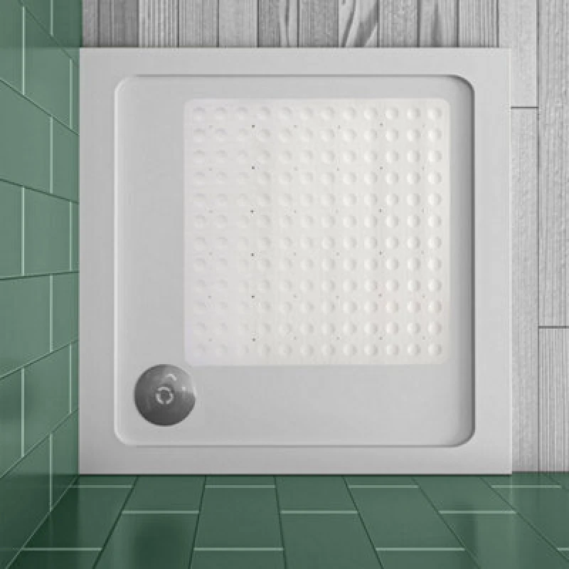 Image of Showerdrape Orbit White Anti Slip Shower Mat White