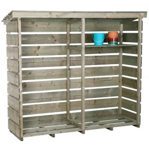 Image of Charles Bentley Garden Wooden Large Log Store