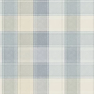 image of Arthouse Country Check Wallpaper Grey Paper