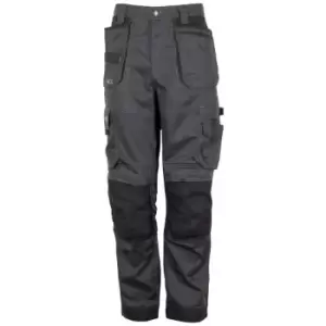 Image of Apache 3D Stretch Holster Trouser - Grey/Black 29'' L 42'' W - Black/Grey