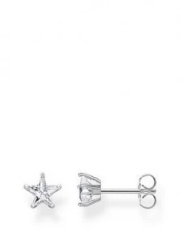 Image of Thomas Sabo Small Zirconia Magic Stars Ear Studs
