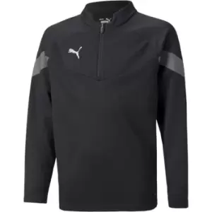 Image of Puma Training quarter Zip Top Jr - Black