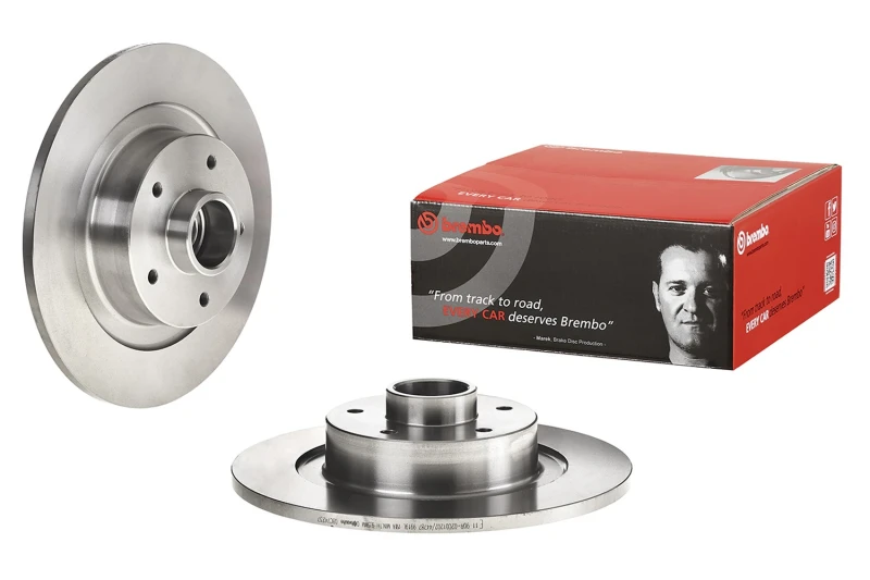 Image of BREMBO Brake disc BREMBO 08.C742.37