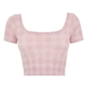 Image of Guess Della Crop Top - Multi