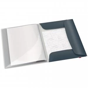 image of Leitz Cosy Mobile Display Book Plus A4 - 20 pocket - Velvet Grey