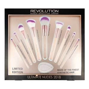 image of Makeup Revolution Ultimate Nudes Brush Collection 2018