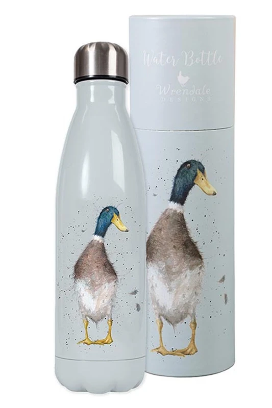 Image of Wrendale Designs Guard Duck Reusable Water Bottle 500ml Multi unisex