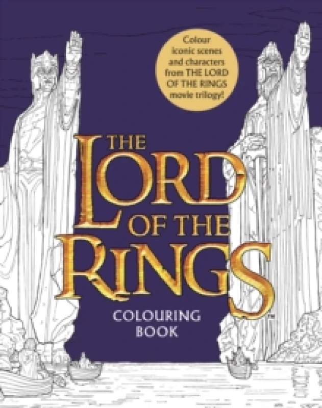 Image of The Lord of the Rings Movie Trilogy Colouring Book. Paperback. By Warner Brothers, J R R Tolkien Books