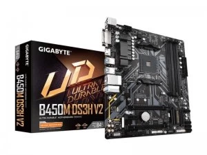 Image of Gigabyte B450M DS3H V2 AMD Socket AM4 Motherboard