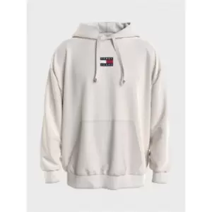 Image of Tommy Jeans Badge Hoodie - White