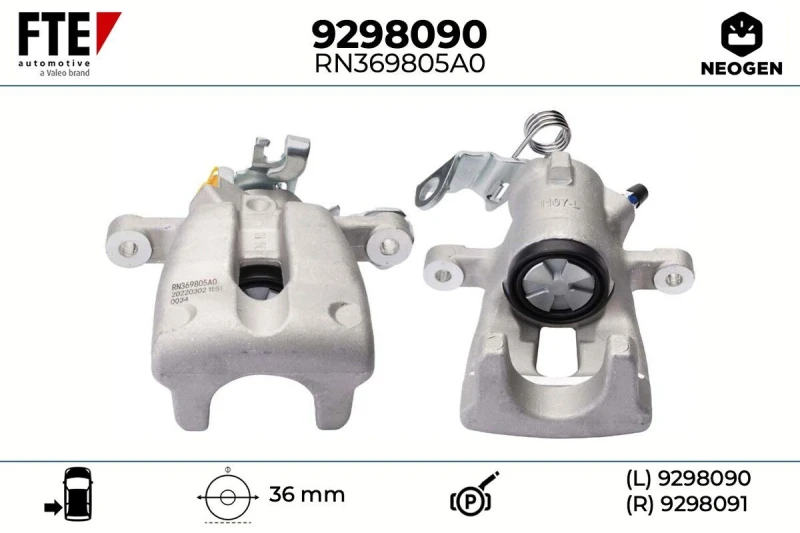 Image of Brake caliper FTE 9298090