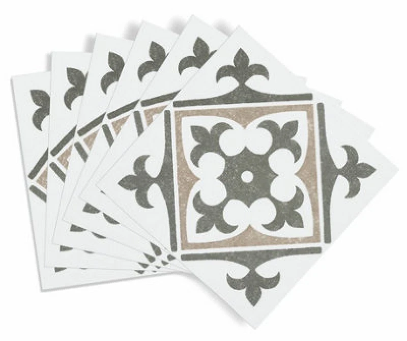 Image of D-C-Fix Self Adhesive Wall Tiles Nadia Natural Pack Of 18 Tiles Natural WN0CF Unisex