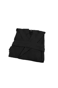 Image of Waffle Hooded Bathrobe