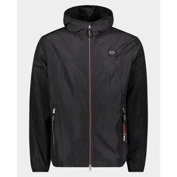 image of Paul And Shark Sport Badge Rain Jacket - Black 011