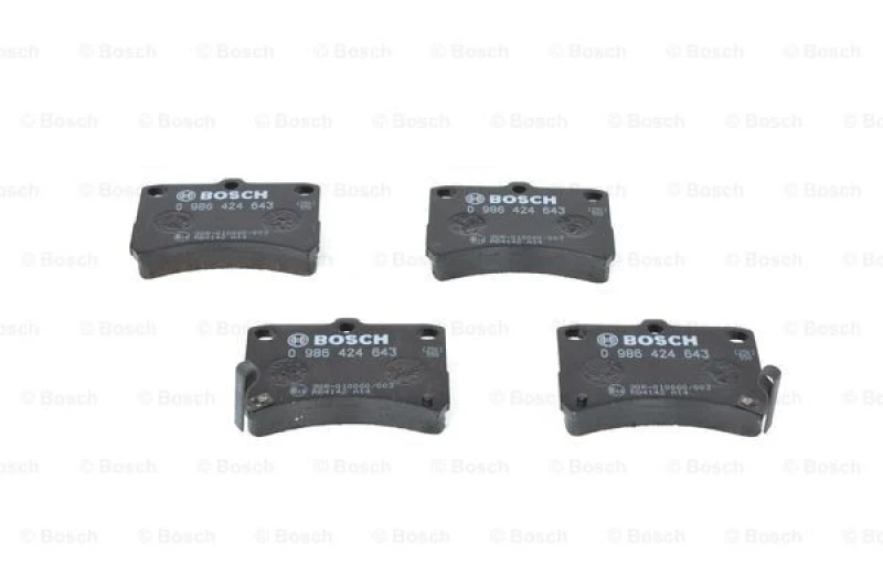 Image of Brake pad set Bosch 0 986 424 643